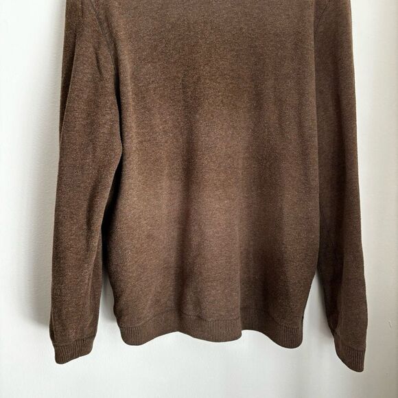 Tommy Bahama Men’s reversible v-neck knit sweater brown blue size large EUC! - Picture 9 of 10